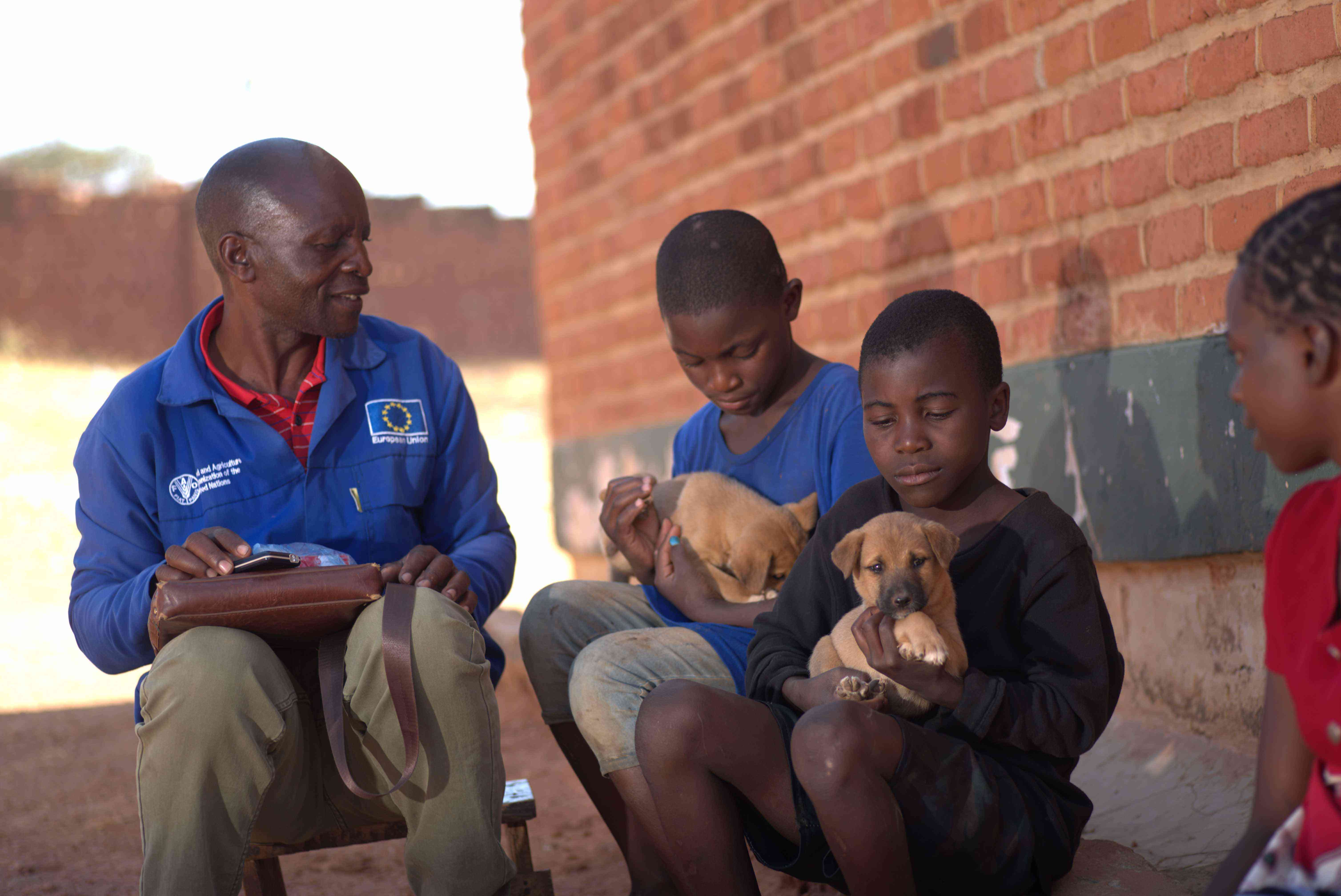 ATERP is also promoting responsible dog ownership-Mr Nkunika in Euthini EPA with youth dog owners