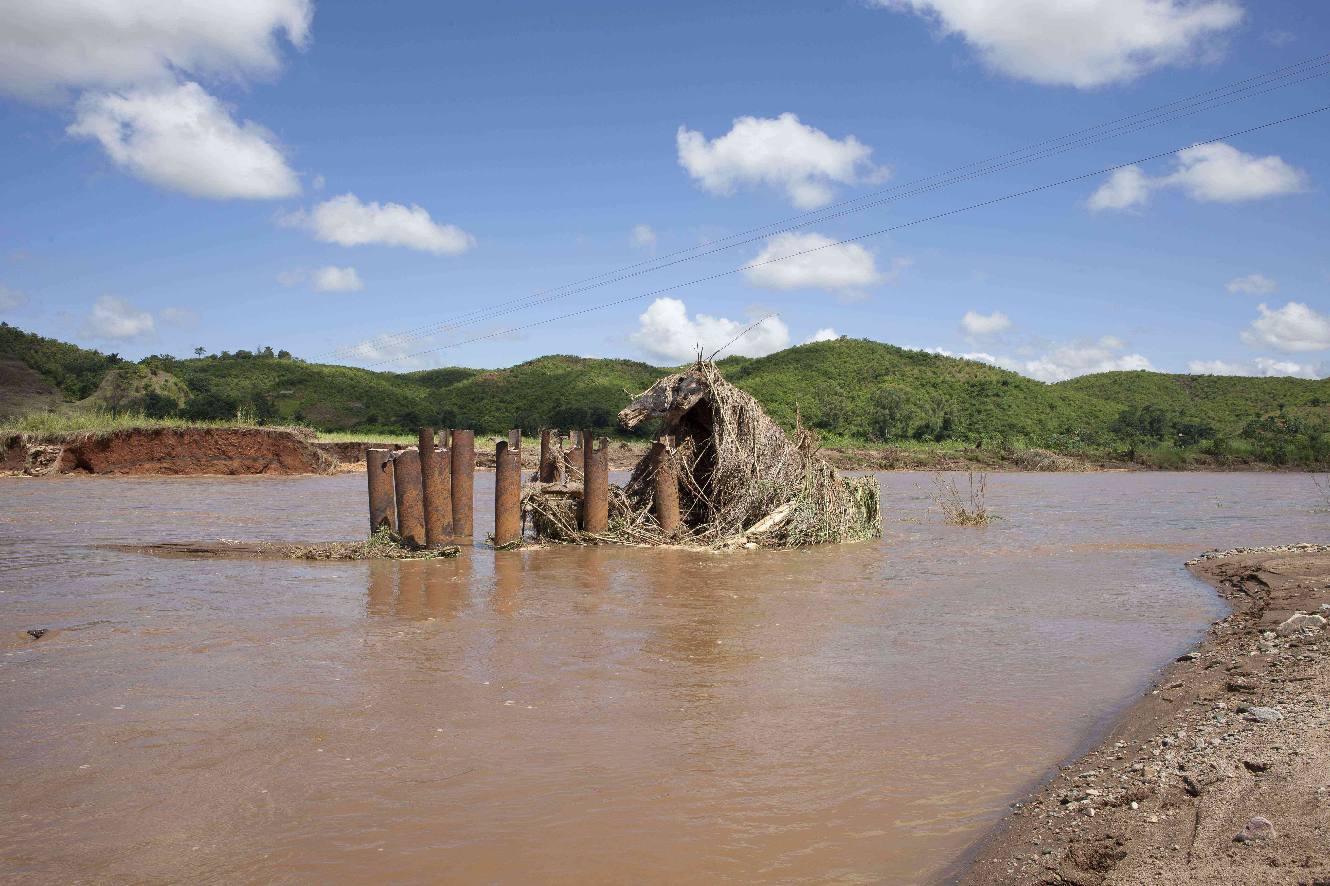 Aftermath of a hazard, floods